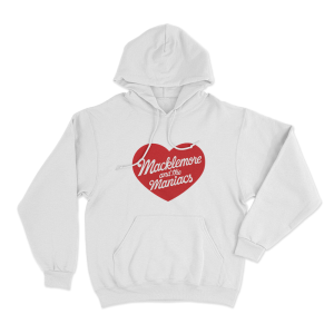 Macklemore And The Maniacs Heart Unisex Hoodie White
