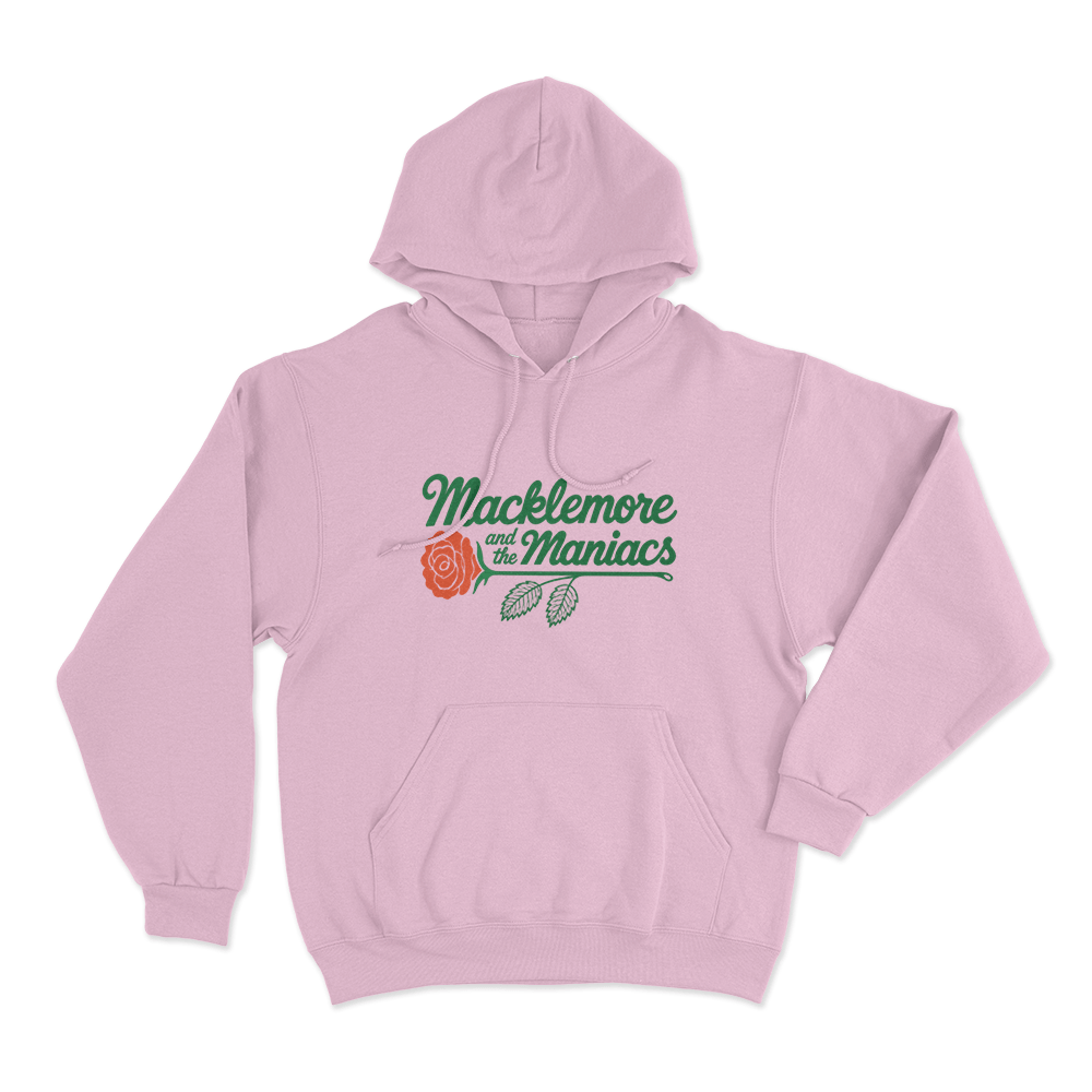 Macklemore And The Maniacs Rose Unisex Hoodie Pink Macklemore And The Maniacs Rose Unisex Hoodie Pink