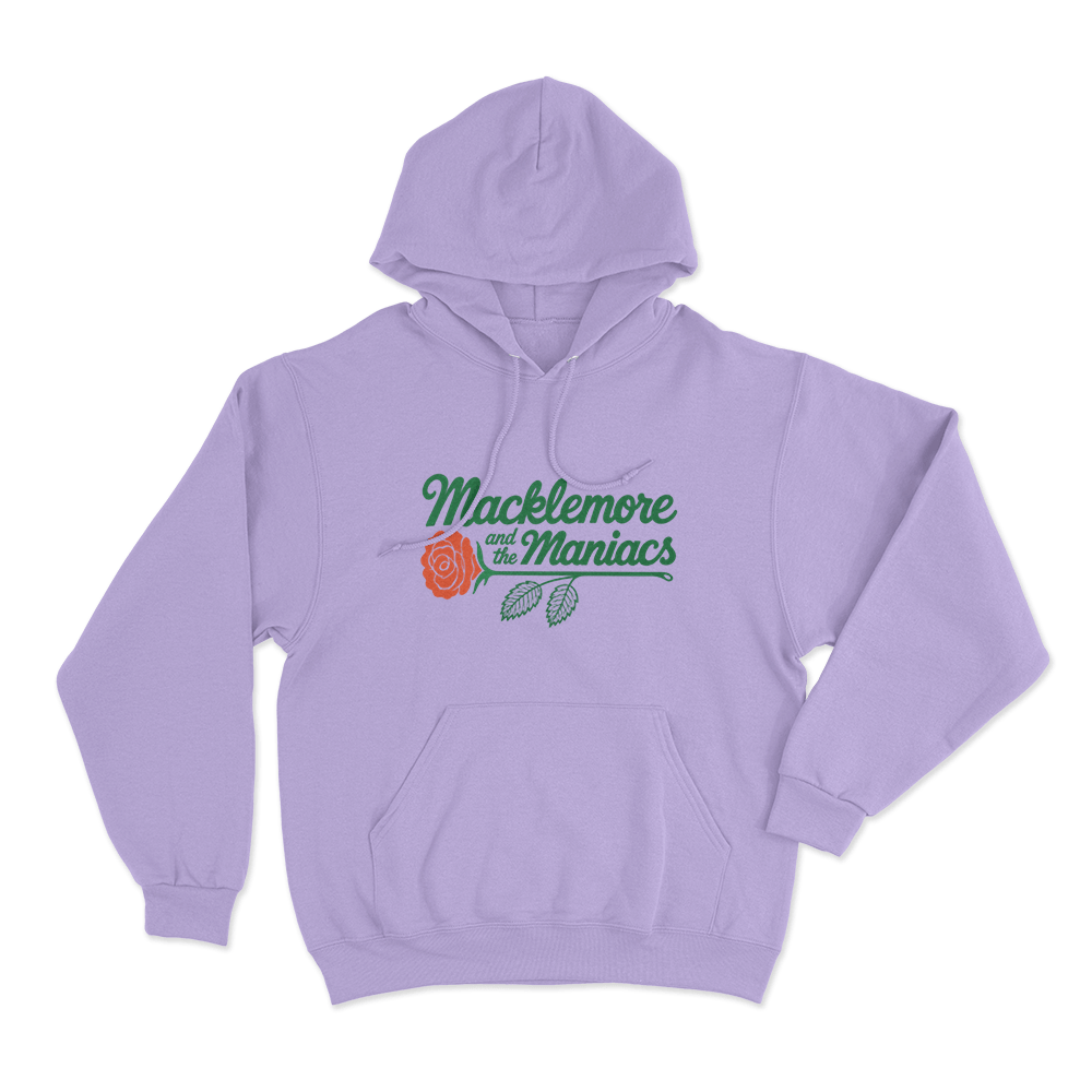 Macklemore And The Maniacs Rose Unisex Hoodie Purple Macklemore And The Maniacs Rose Unisex Hoodie Purple