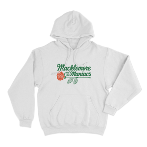 Macklemore And The Maniacs Rose Unisex Hoodie White
