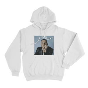 Macklemore Ben Portrait Unisex Hoodie White