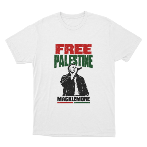 Macklemore Free Palestine Unisex T Shirt White