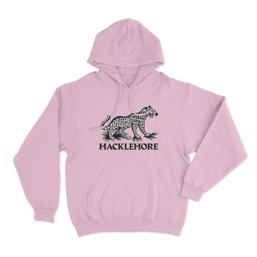 Macklemore Leopard Logo Unisex Hoodie Pink Macklemore Leopard Logo Unisex Hoodie Pink