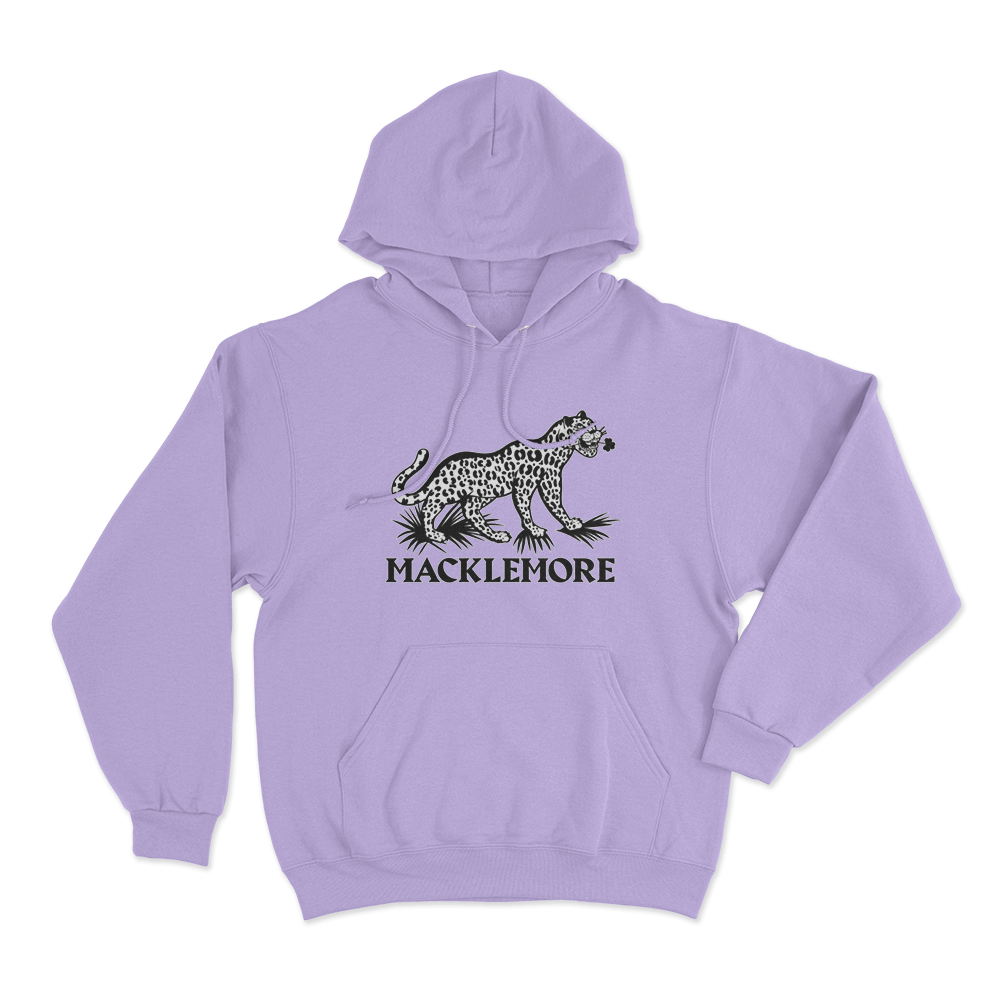 Macklemore Leopard Logo Unisex Hoodie Purple Macklemore Leopard Logo Unisex Hoodie Purple