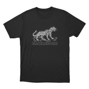 Macklemore Leopard Logo Unisex T Shirt Black