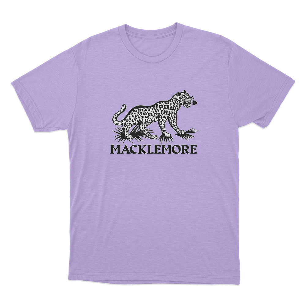 Macklemore Leopard Logo Unisex T Shirt Purple Macklemore Leopard Logo Unisex T Shirt Purple