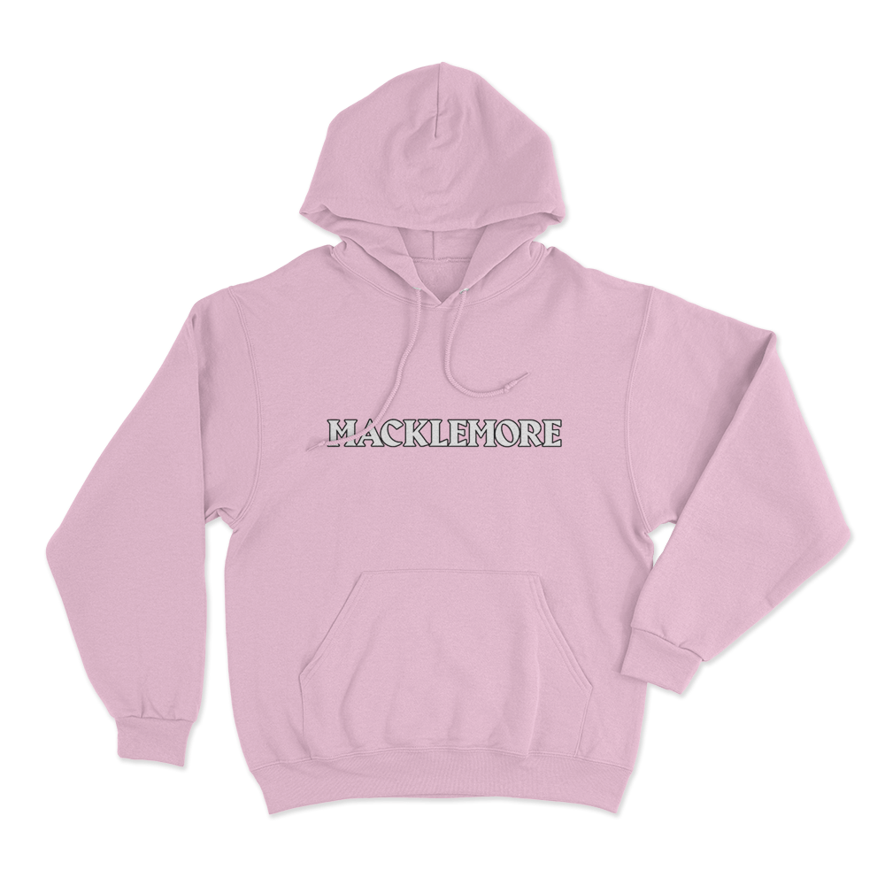 Macklemore Logo Unisex Hoodie Pink Macklemore Logo Unisex Hoodie Pink