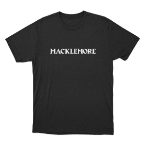 Macklemore Logo Unisex T Shirt Black