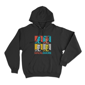 Macklemore Pop Art Portrait Unisex Hoodie Black